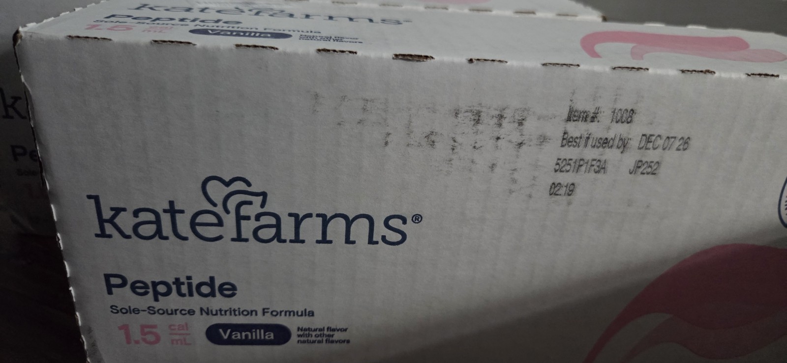 Kate Farms Peptide Nutrition Formula 1.5. 20 shakes!!!!