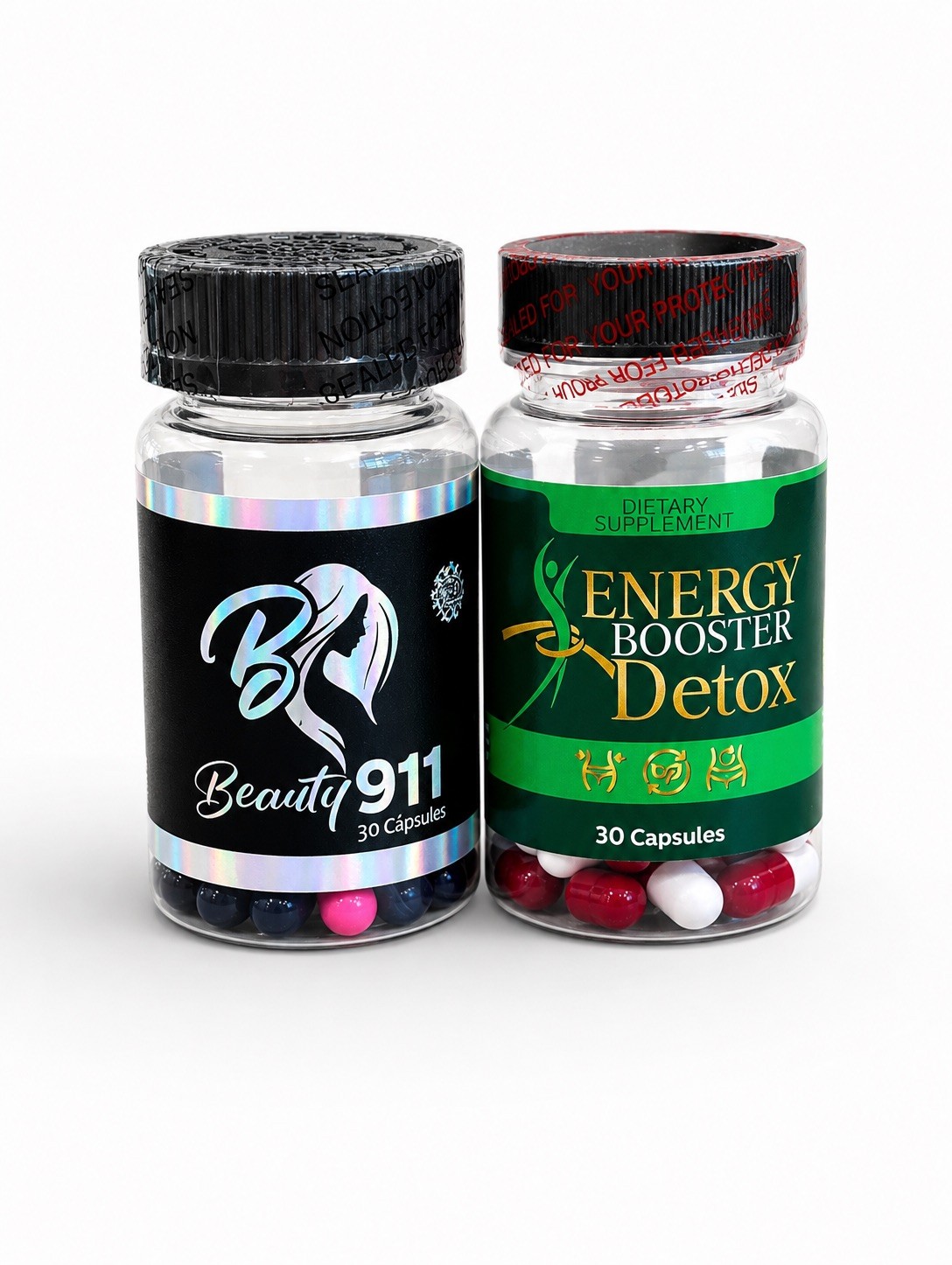 Beauty 911 tummy tuck and Energy Booster Detox combo fitpack free shipping