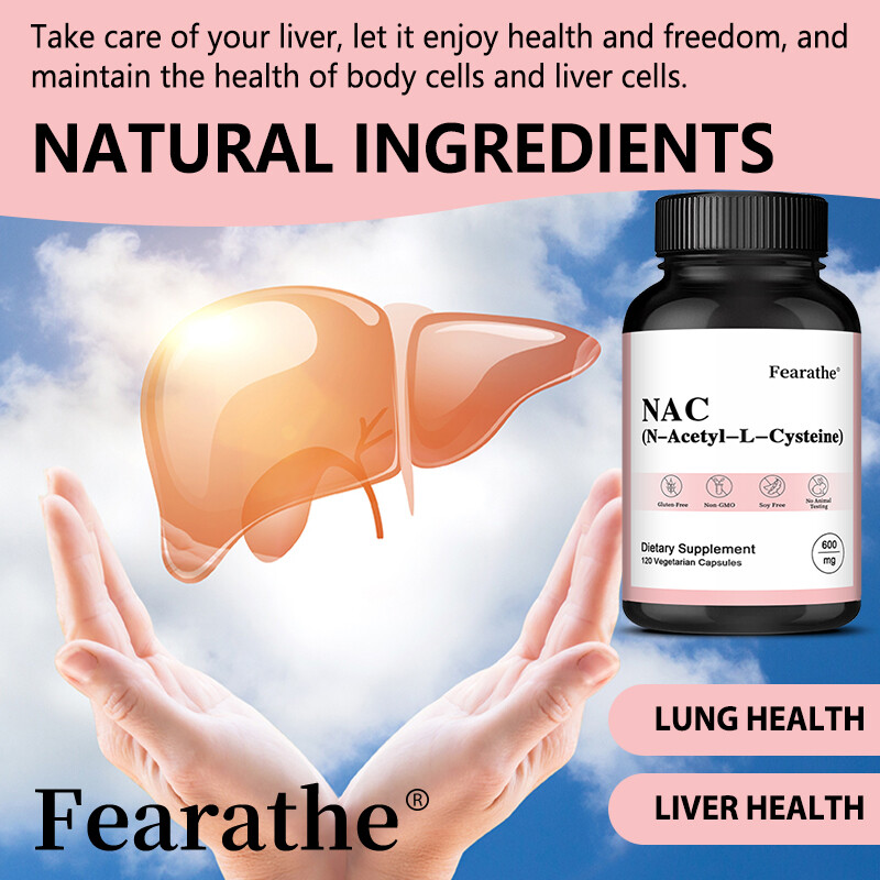 N-Acetyl L-Cysteine (NAC) 600mg | 30/60/120 Capsules Max Strength Veg Caps