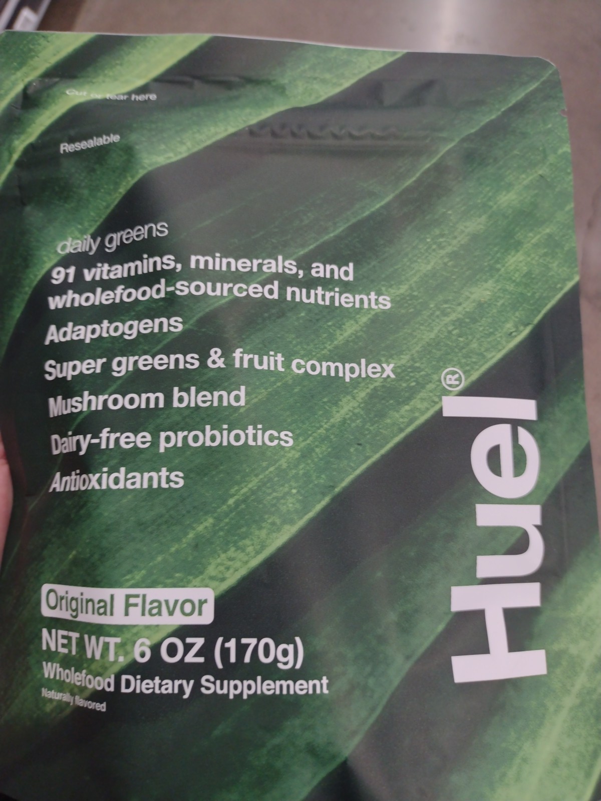 Huel Daily Greens Superfood Powder Original 20 Servings – 91 Vitamins, Minerals