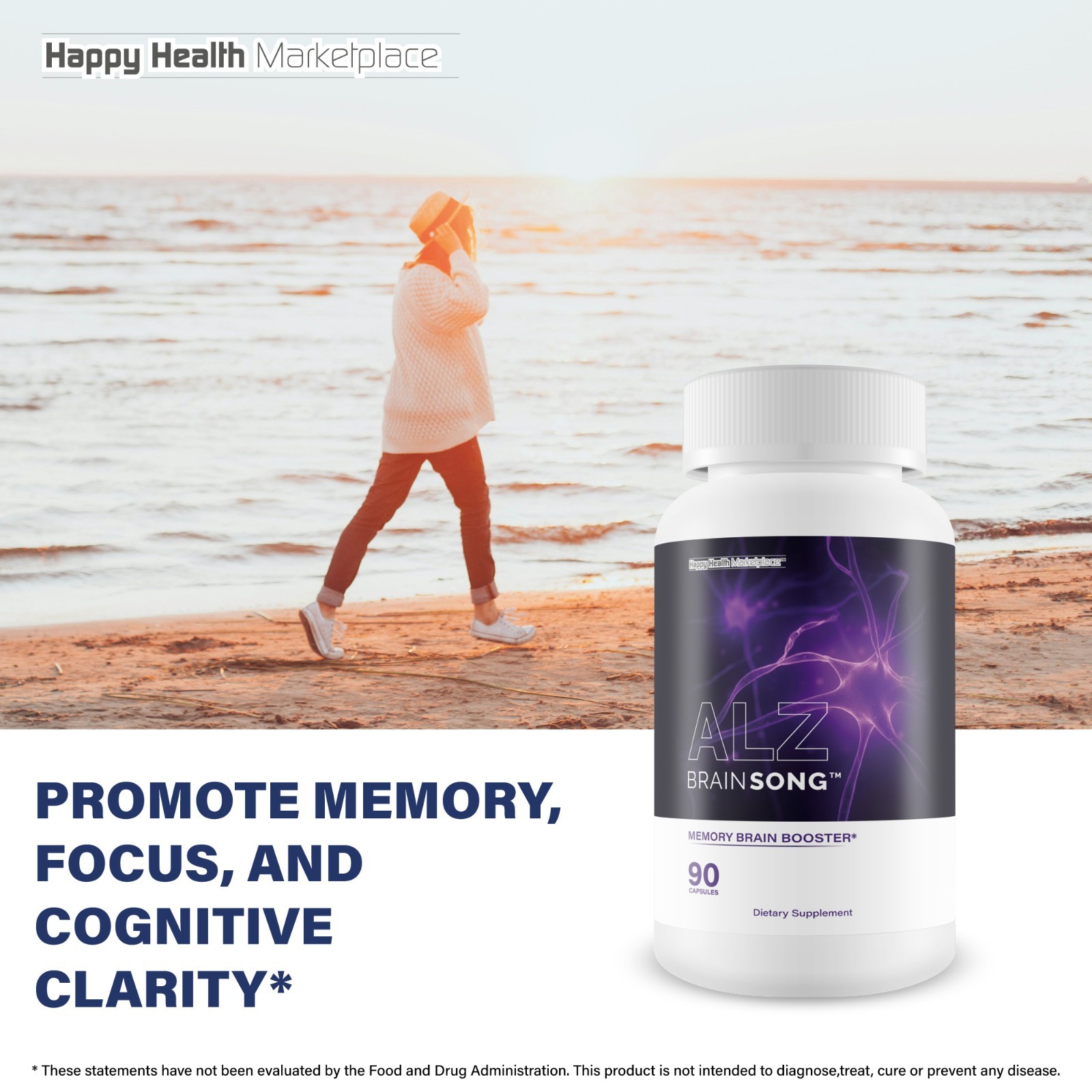 Alz Brain Song – Our Best Focus Memory Supplements Highest Rating for Seniors