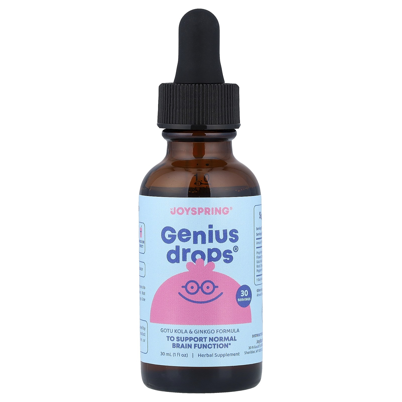 Genius Drops, Focus + Attention, , 1 fl oz (30 ml)