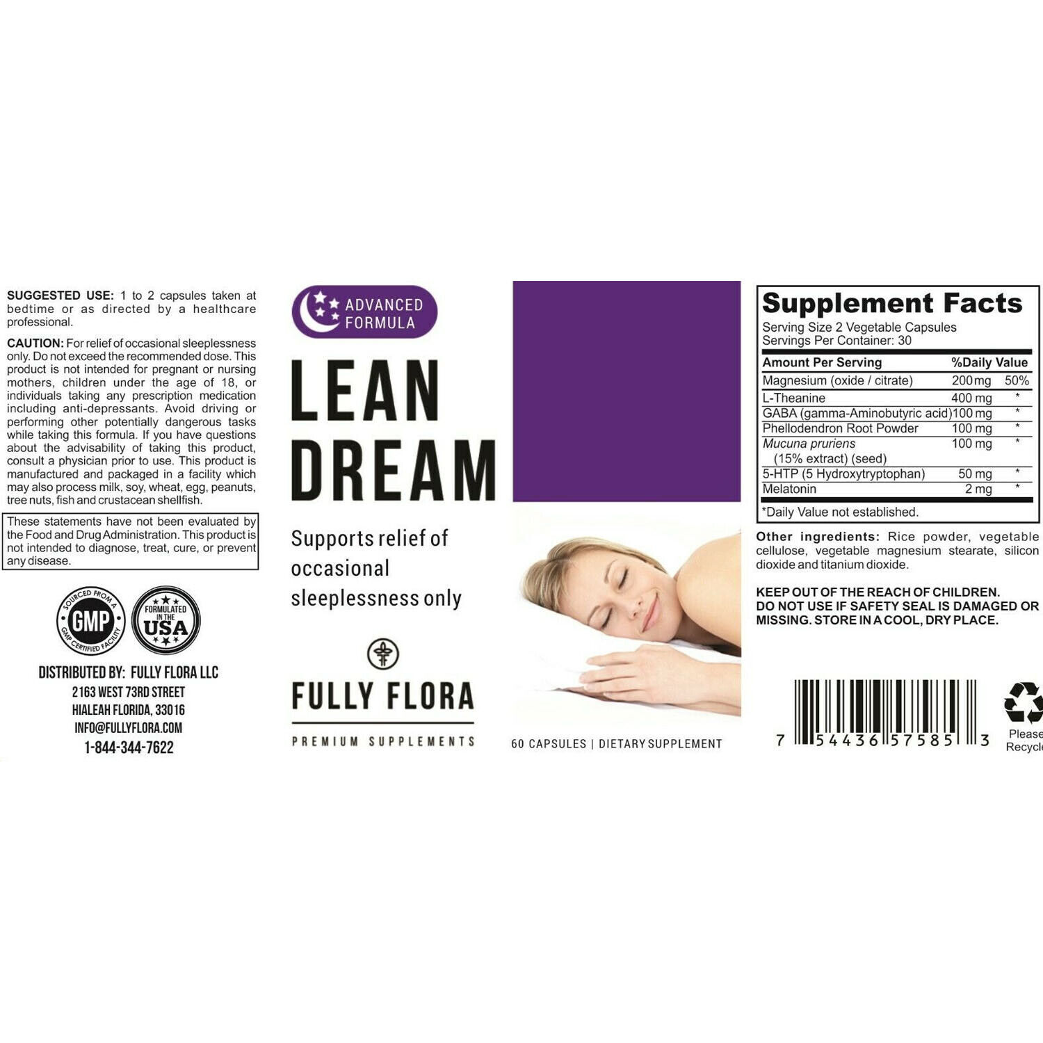 Hawthorn Extract Circulatory Wellness Support & Natural Sleep Dietary Supplement