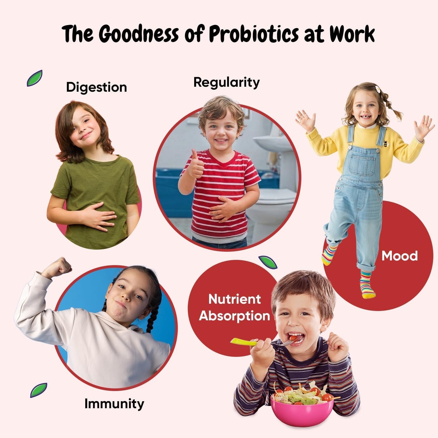 maxmedix Kids Probiotics Gummies 1 Billion CFU 90 Count – Digestive Support