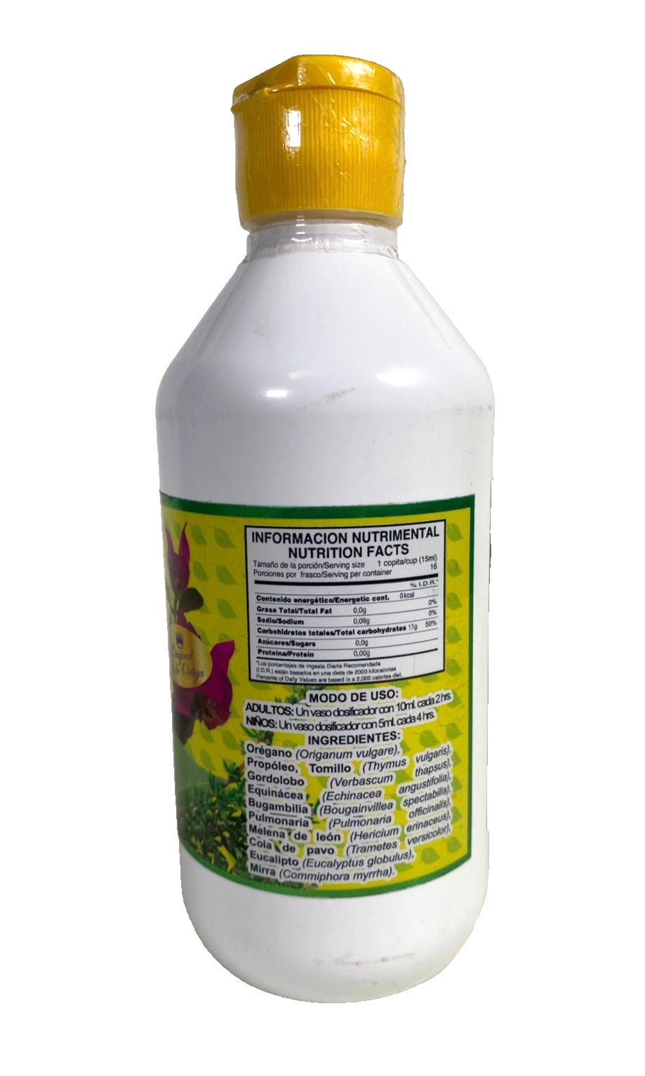 Inmovil Jarabe de Orégano con Propóleo – 250ml | Herbal Syrup | Made in Mexico