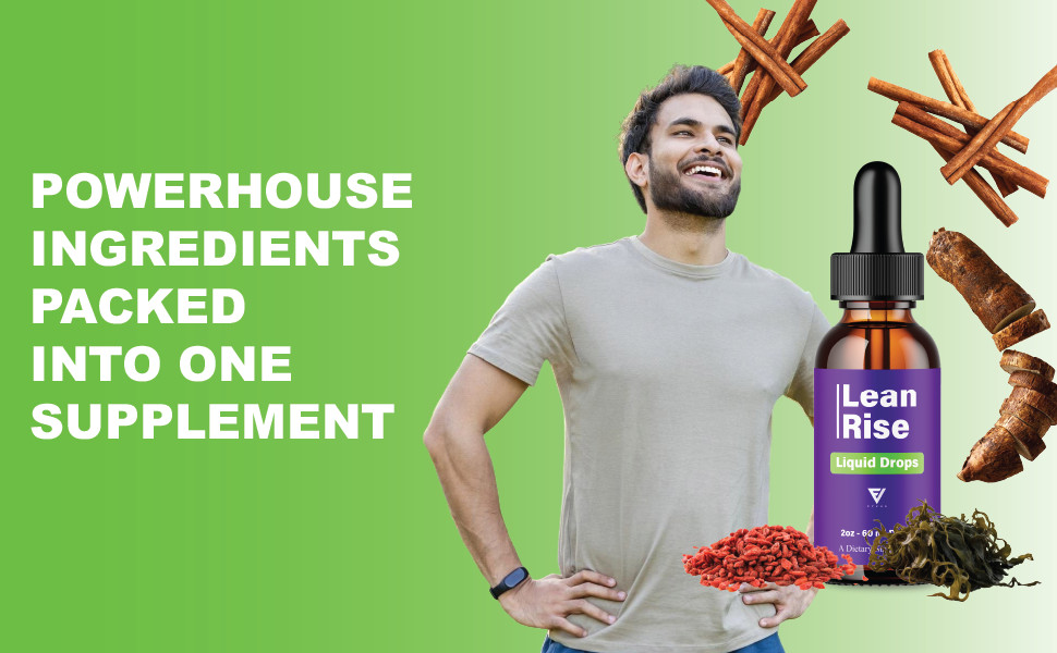 (5 Pack) Lean Rise Weight Support Drops, LeanRise Advanced Liquid Health (10oz)