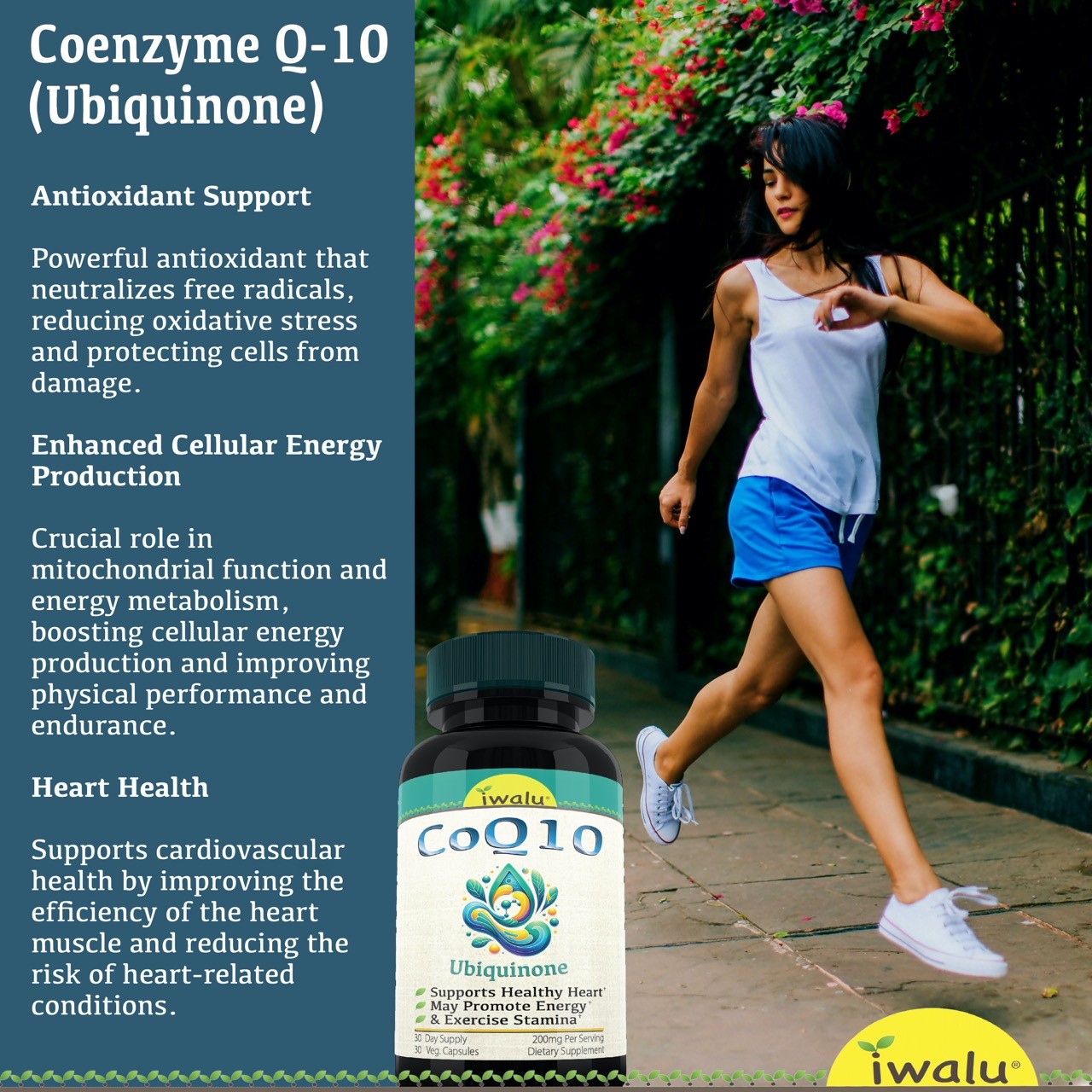 Best Coq10 1000 Mg IWALU (Official) *FAST FREE SHIPPING Same Day