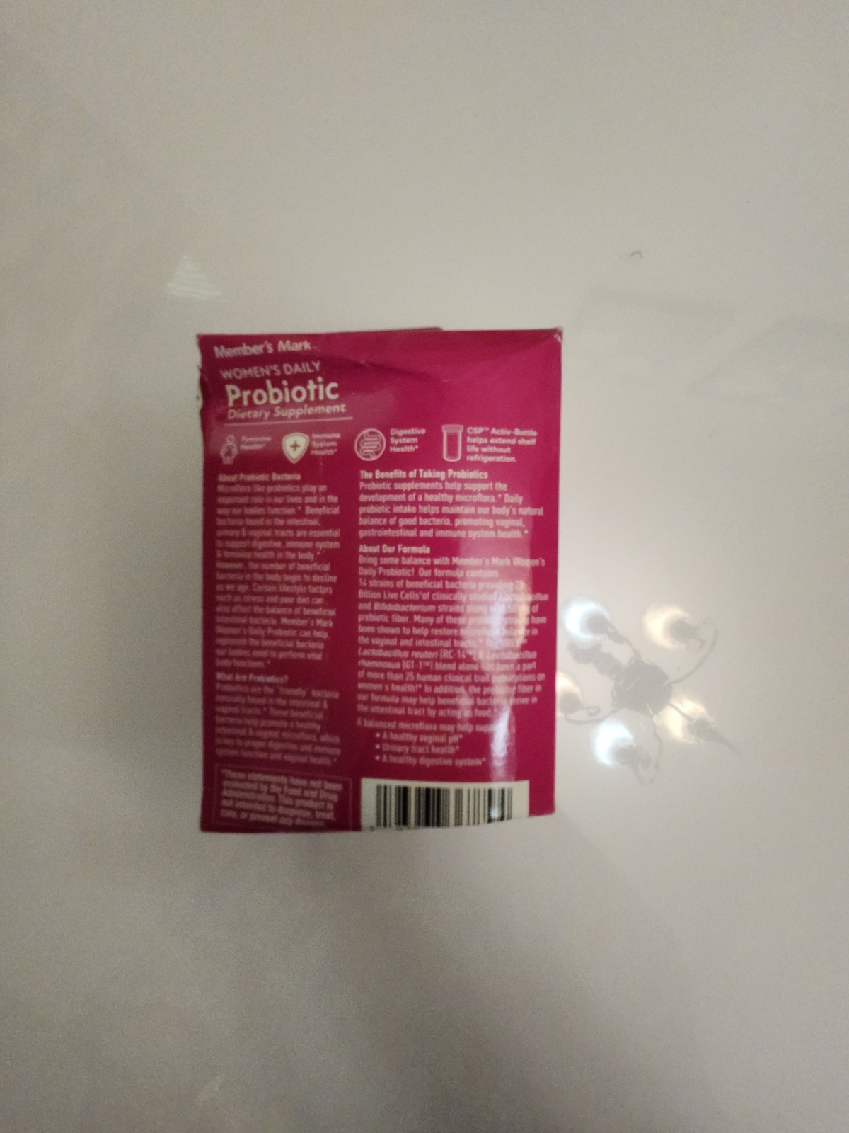 Members Mark Women’s Daily Probiotics – 90 CT – 14 Strain – Exp 07/2027