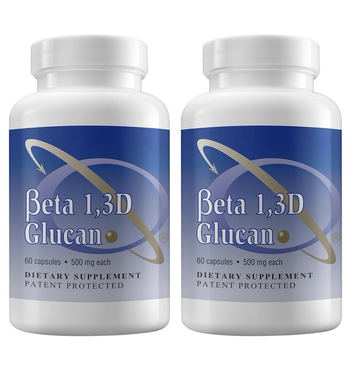 2 Pack Transfer Point Beta 1,3D Glucan Immune Support 500 mg Dietary Supplement
