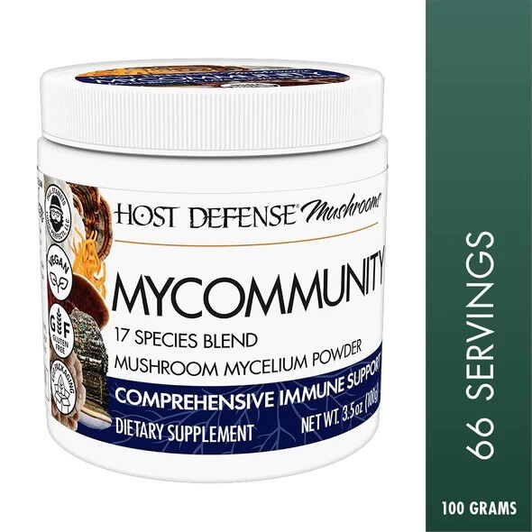 Host Defense MyCommunity Immune Support Powder Fungi Perfecti 3.5 oz
