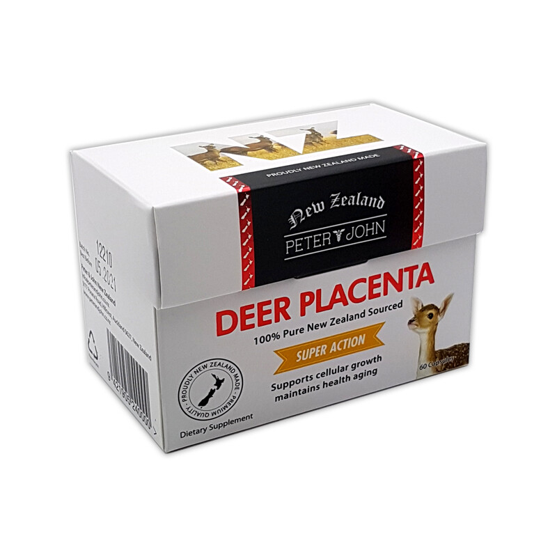 PETER AND JOHN NEW ZEALAND Deer Placenta 60capsules