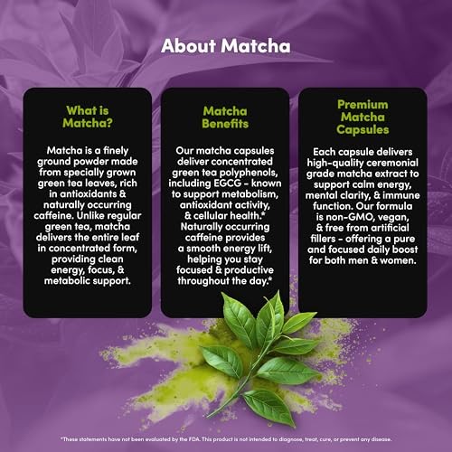 Matcha Peak 1000mg Organic Green Tea Extract Weight Loss
