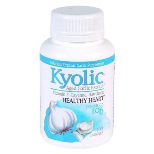 Kyolic Aged Garlic Extract Healthy Heart Formula 106 Dietary Supplement 100 Ct