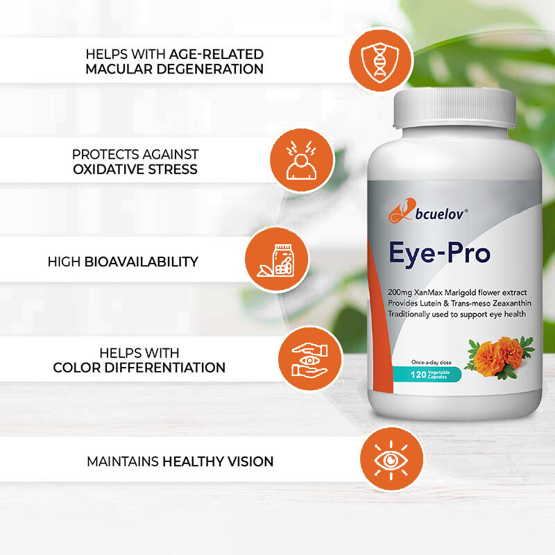 Organic Marigold Softgel(Tagetes erecta,flower) Lutein Source Eye&Vision Support