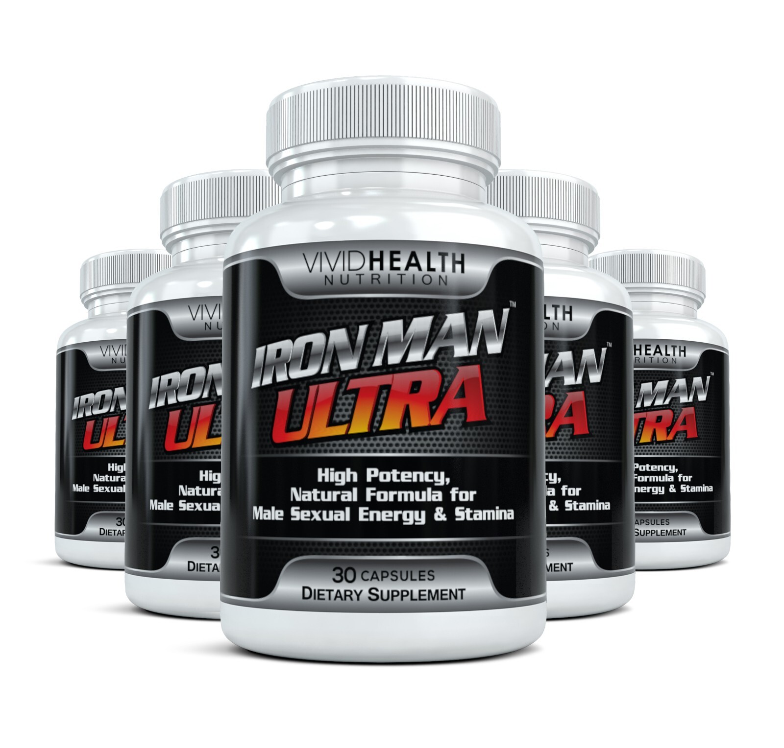 Iron Man Ultra: The Ultimate Male Enhancement Pills for Rock-Hard Results, 30ct