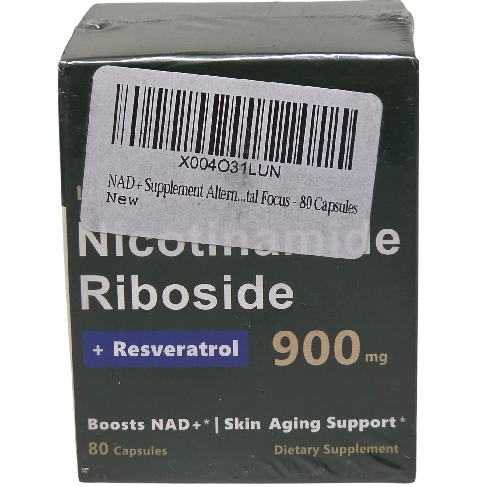 Nicotinamide Riboside 900mg Resveratrol Quercetin NAD+ Supplement 80 Capsules