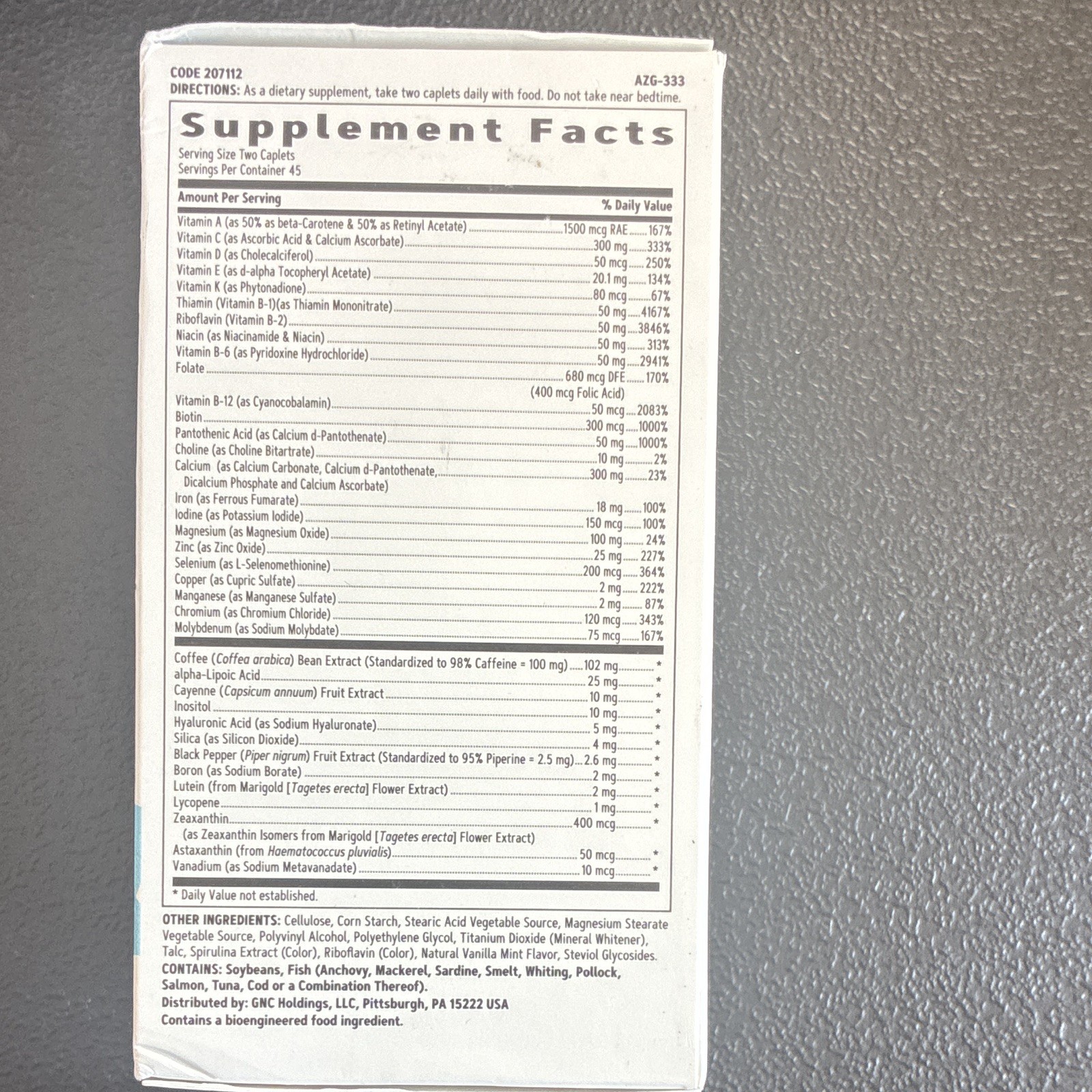 GNC Women’s Multivitamin Energy & Metabolism Timed-Release Caplets 90 ct 207112