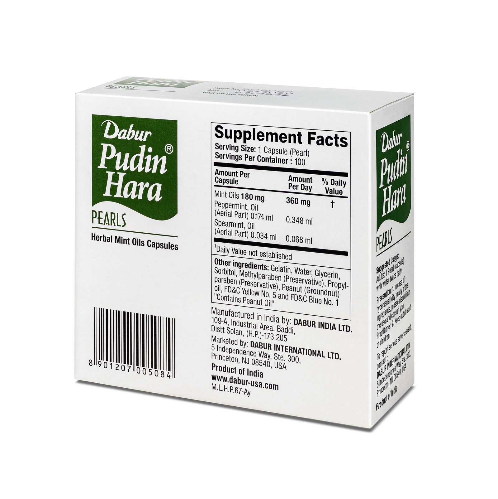 Dabur Pudin Hara Pearls – 10 Strips