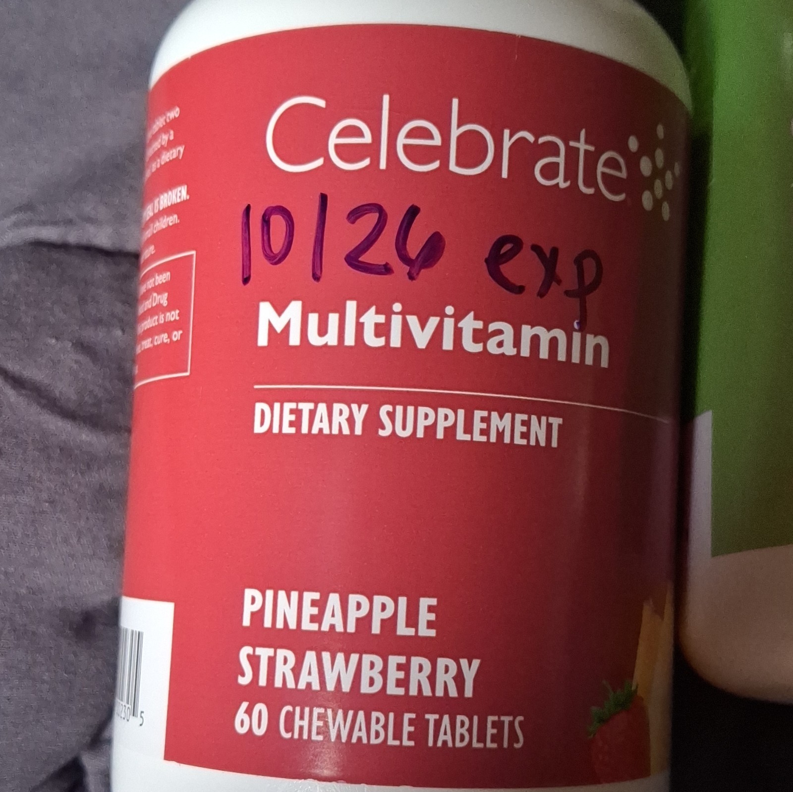 Celebrate Calcium PLUS and Pineapple Strawberry Chewable Multivitamin Tablets
