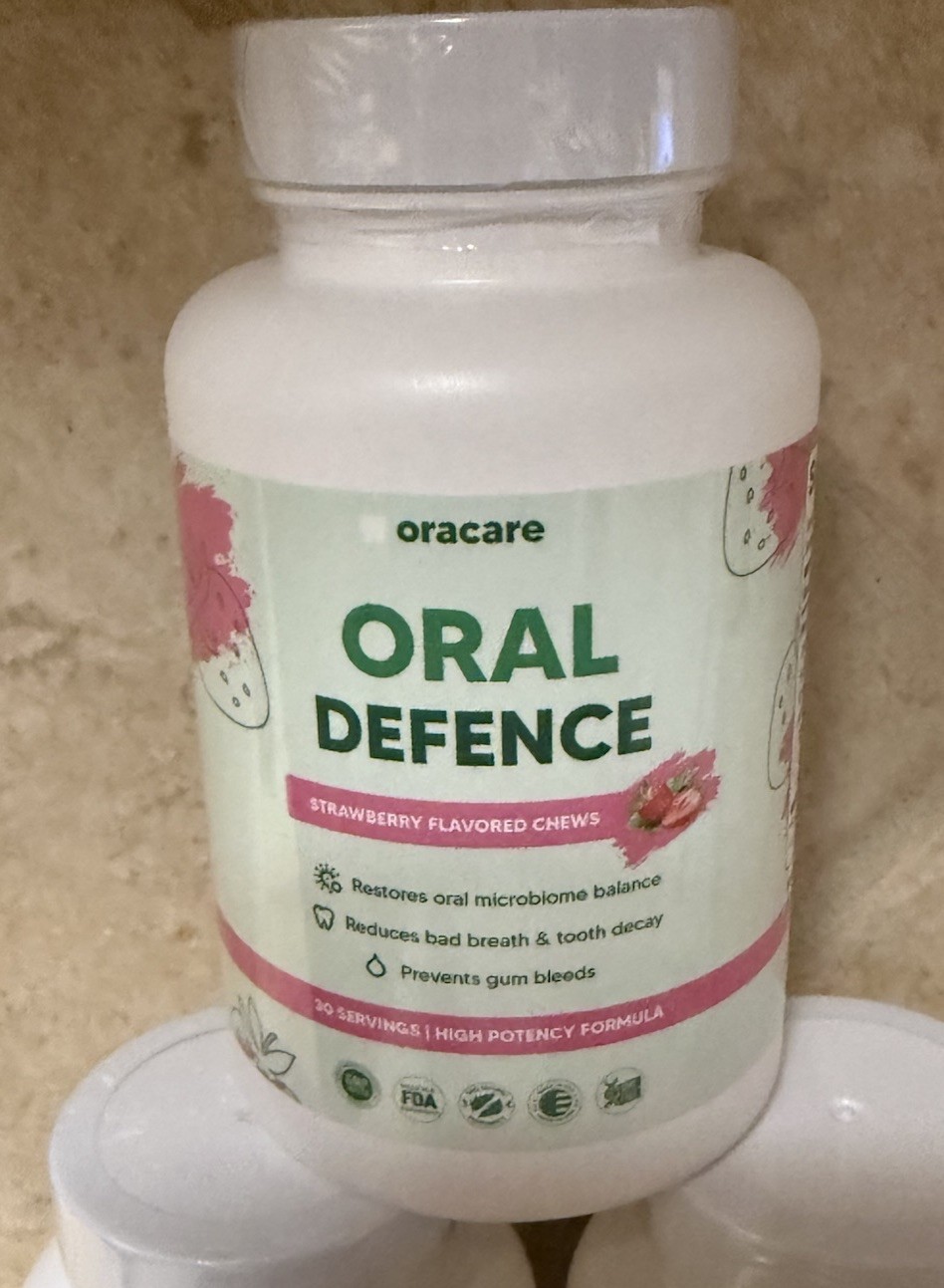 Oral Defence Advanced Probiotic For Healthy Teeth & Gums (3 Bottles) NEW SEALED!