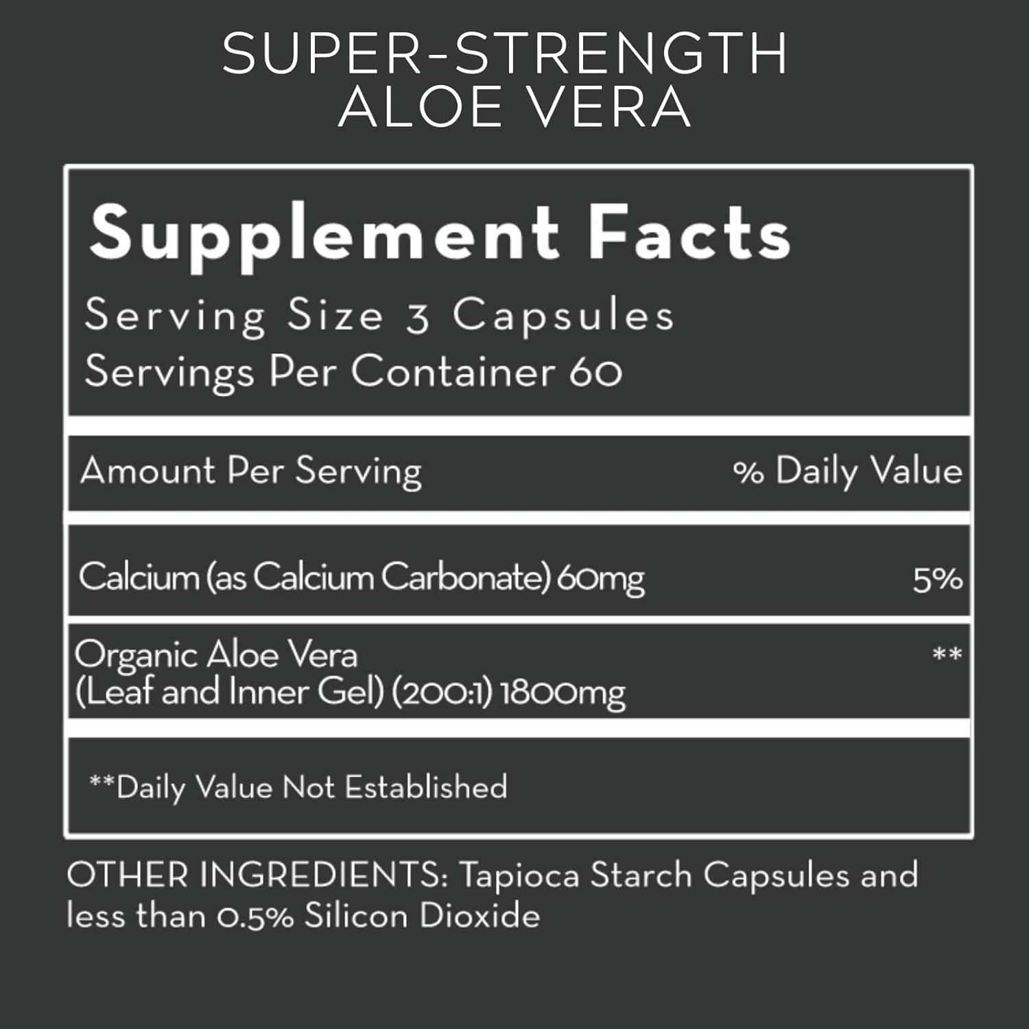 Desert Harvest Super Strength Aloe Vera 180 Vegi Capsules – AUTHENTIC Exp 09/27!