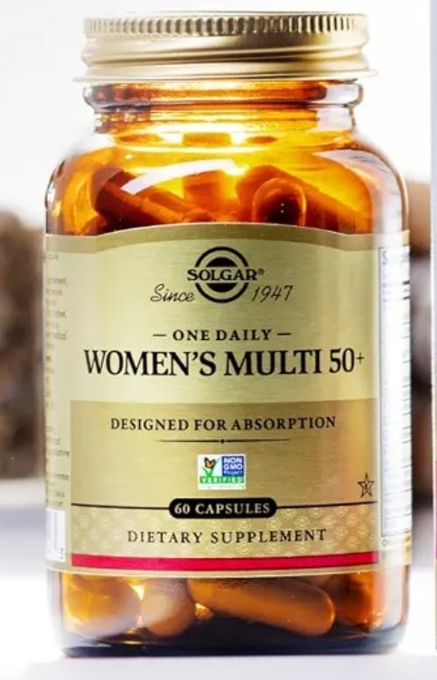 Solgar One Daily WOMENS MULTIVI 50 + 60 Time Released Capsules ( 60 Servings )