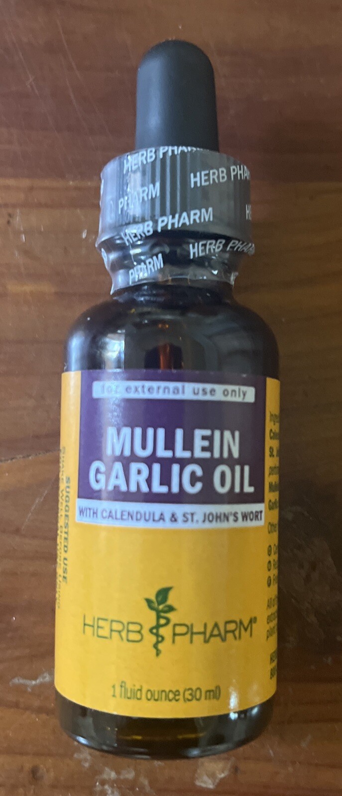Herb Pharm Mullein/Garlic Herbal Ear Oil 1 Ounce