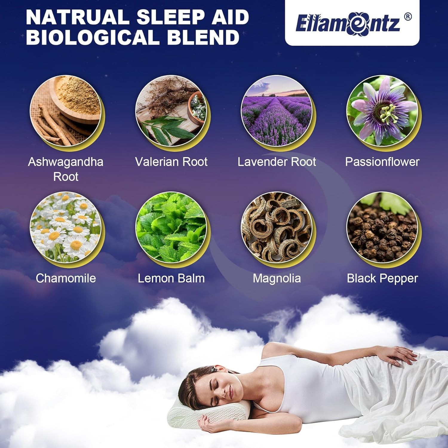 Sleep Gummies with Magnesium Glycinate L-Tryptophan 120ct Sugar Free