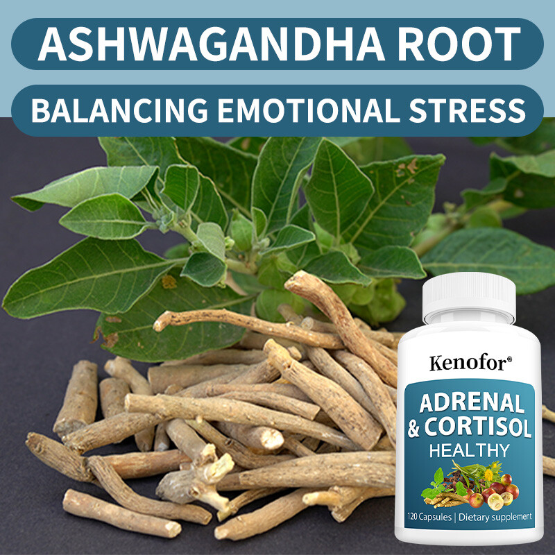 Adrenal Support Supplement Natural Stress Relief & Cortisol Manager Capsules