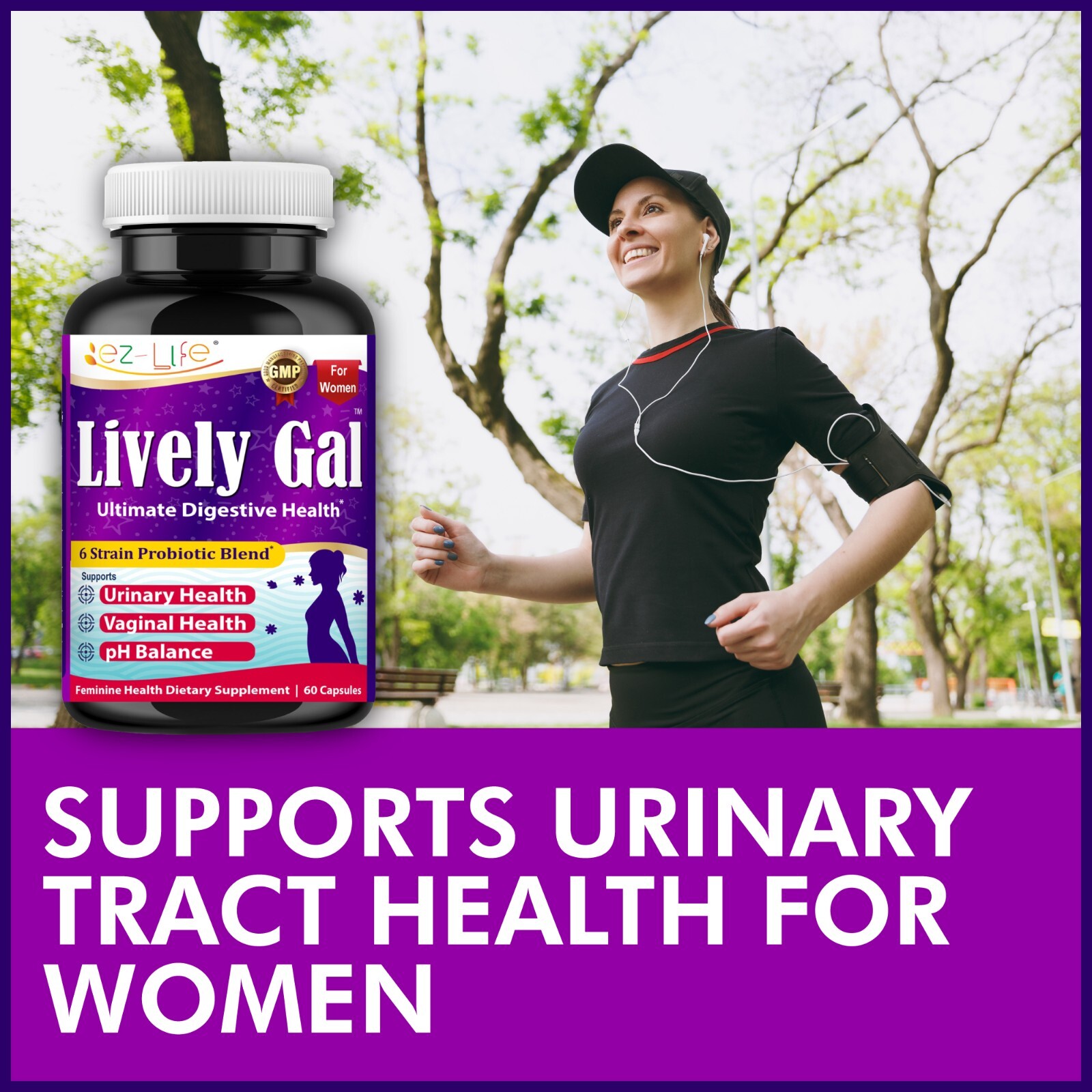Vaginal Probiotics for Women pH Balance, Vaginal Flora, Support Gut Health & UTI