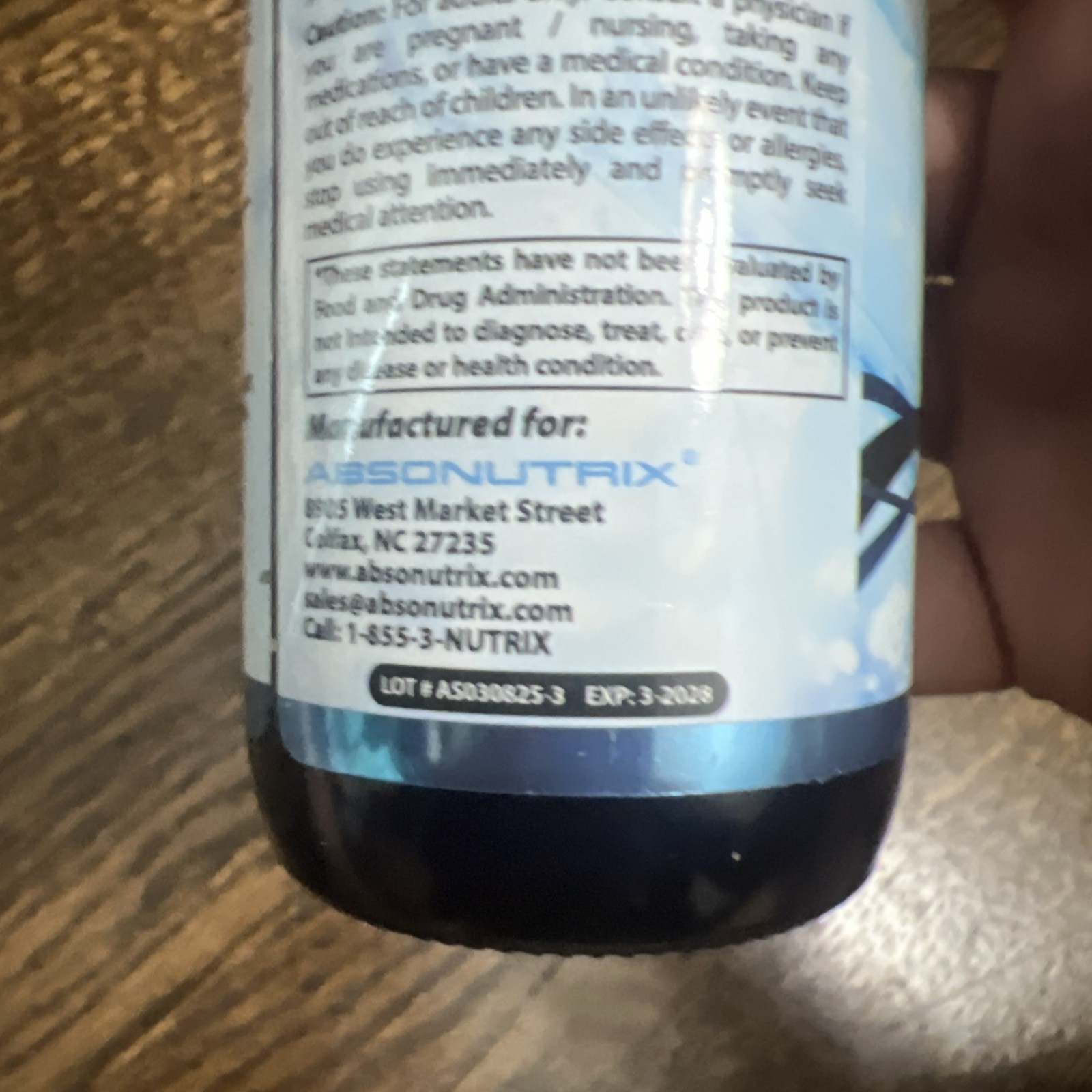 Absonutrix UriVi – D3, 343 mg, 4 FL OZ Liquid, 302 Servings, Made in USA