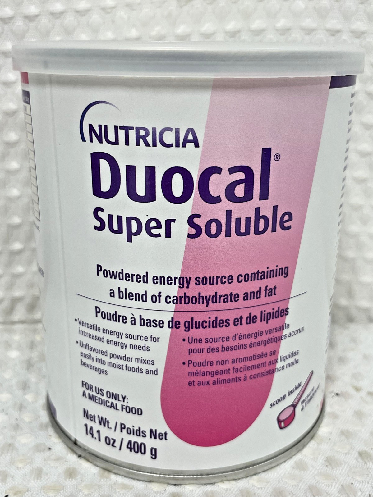 Lot of 3 Nutricia Duocal Super Soluble Powder 14.1oz 400g Medical Food Exp 2027