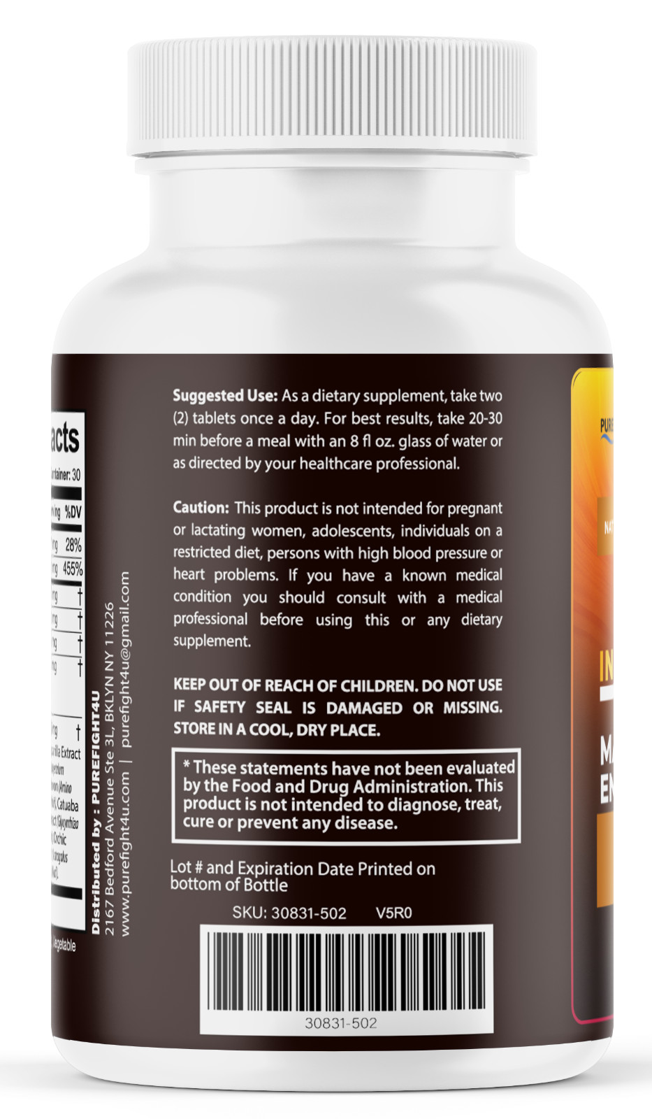 Intense Ignite Tablets Performance Maximum Strength Supplement – 3 Bottles