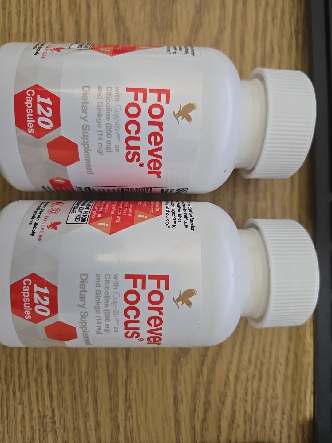 Forever Focus™, 120 Capsules, EXP. 02/27 Two Bottles.