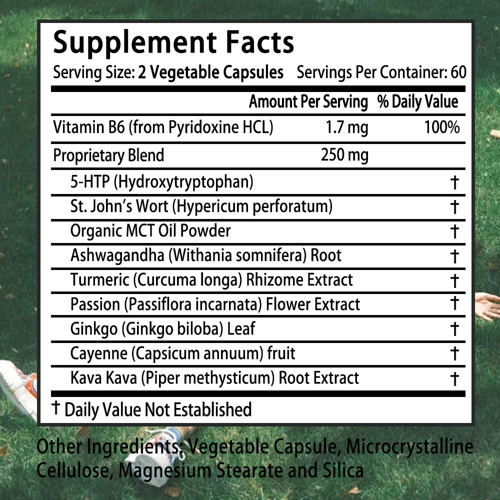 Mood Support Supplements Support Stress Response Improve Mood Memory 30-120 Caps