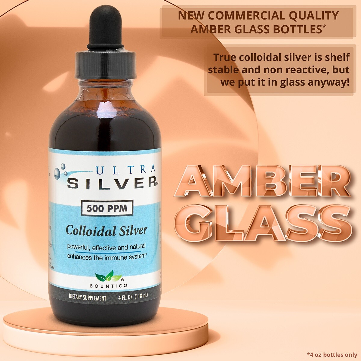 FREE SHIPPING!!! 2 PACK – SILVER 1000 PPM 4 OZ.- IMMUNE SUPPORT
