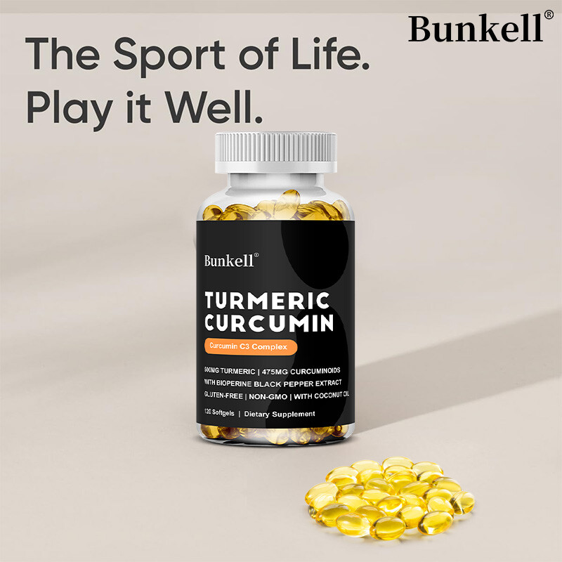 Turmeric and Black Pepper 500 mg – Bone Joint Support Capsules