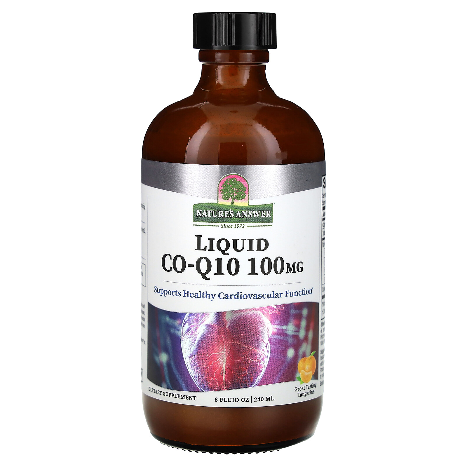 Liquid Co-Q10, Tangerine, 100 mg, 8 fl oz (240 ml)