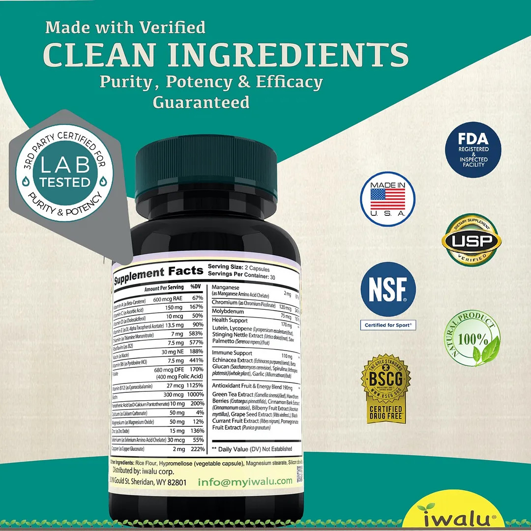 One Daily | Best Supplement Capsule Pill Men Women FREE SHIP