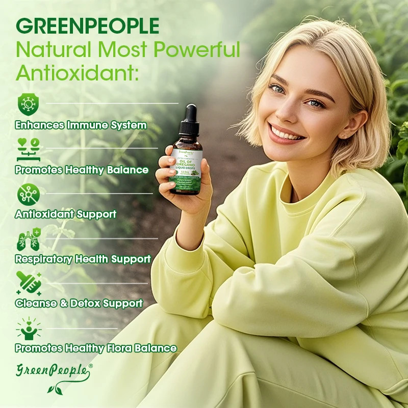 Organic Oregano Oil Drops with Black Seed Oil & Vitamin E