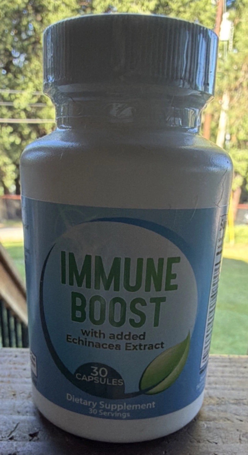 Immune Support Vitamin C Echinacea Zinc 30 Capsules exp. 02/27