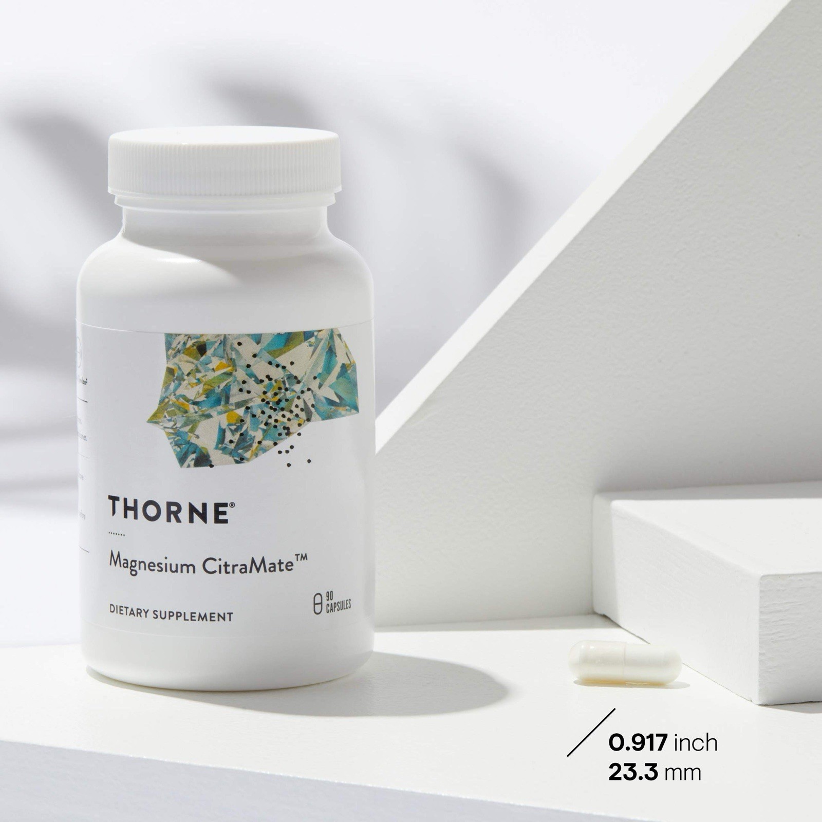Thorne Research Magnesium CitraMate Dietary Supplement 90 Capsules 09/2027