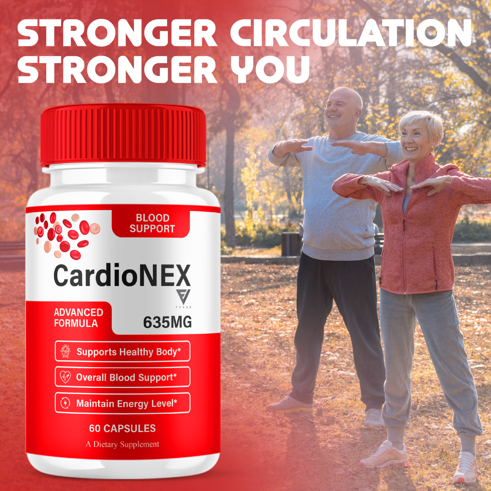 (5 Pack) CardioNEX Blood Support Capsules, CardioNEXX Supplement (300 Capsules)