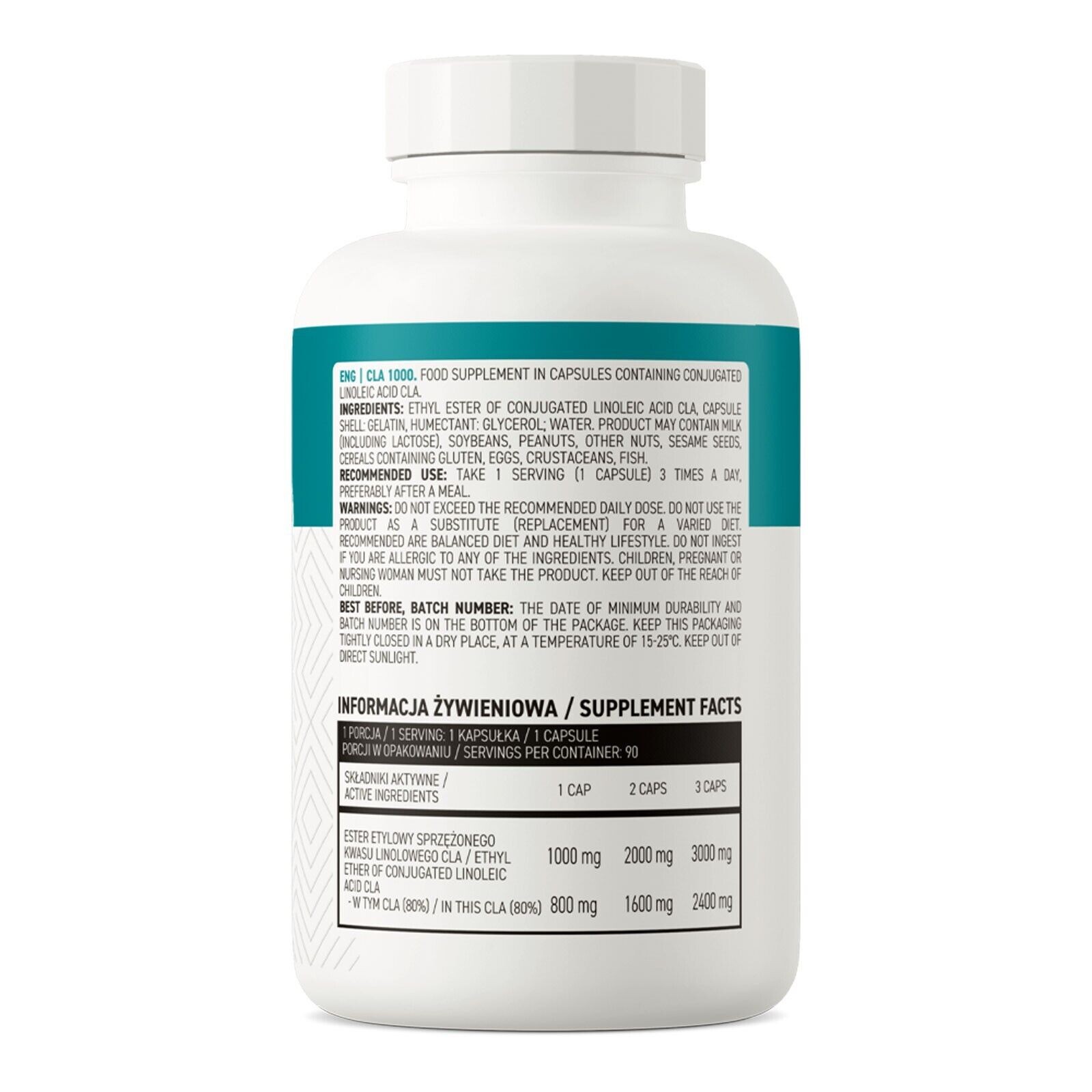 FAT BURNER EXTREME + CLA 1000 – Appetite control Strong Fat Burner Weight Loss
