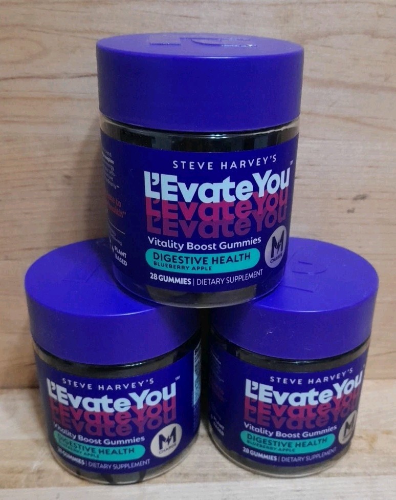 3-CT: L’EVATE YOU Vitality Boost Gummy Digestive Health BLUEBERRY APPLE 3 x 28
