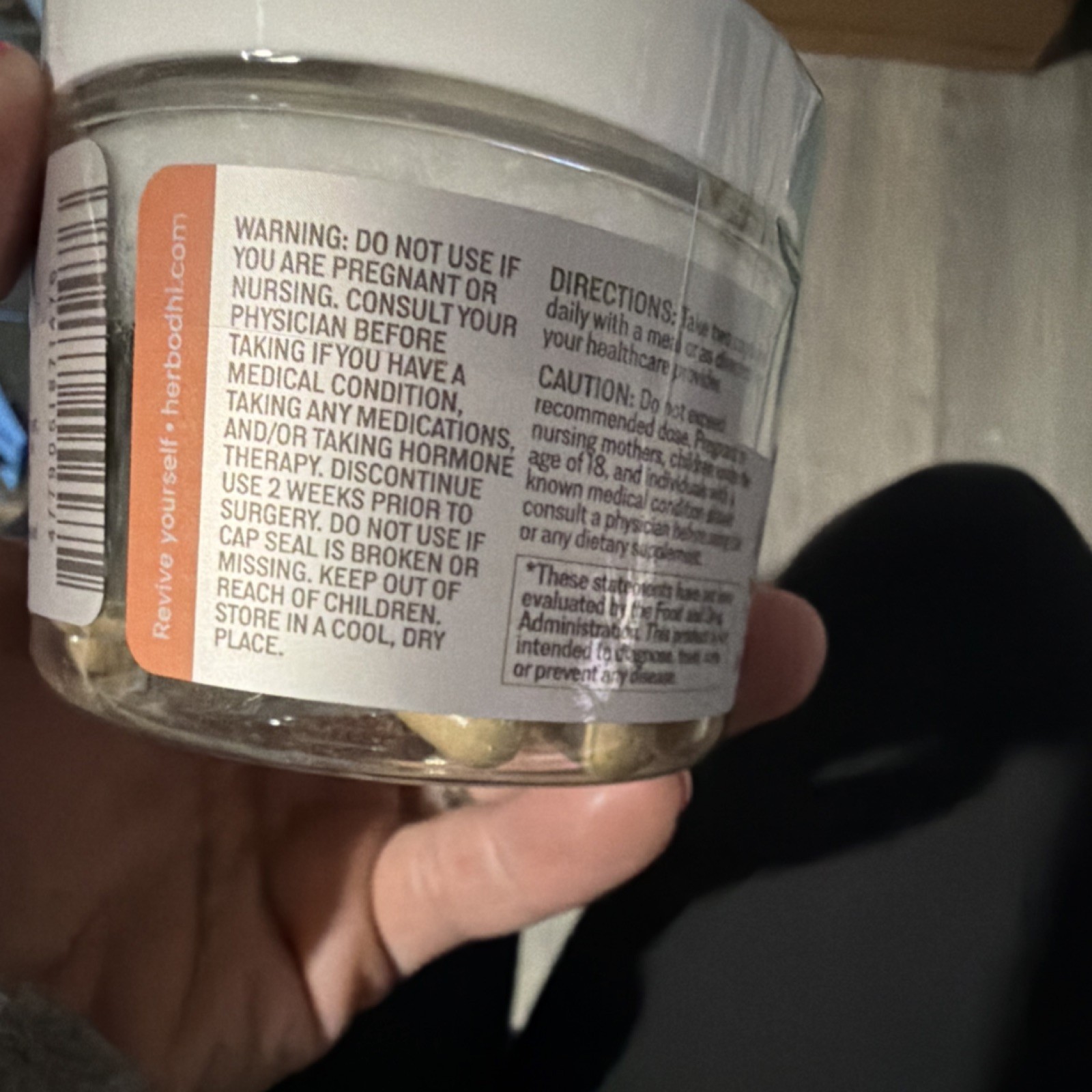 HER·BODHI Meno Menopause Support Botanical Extract Blend 60 Capsules Exp 07/2027
