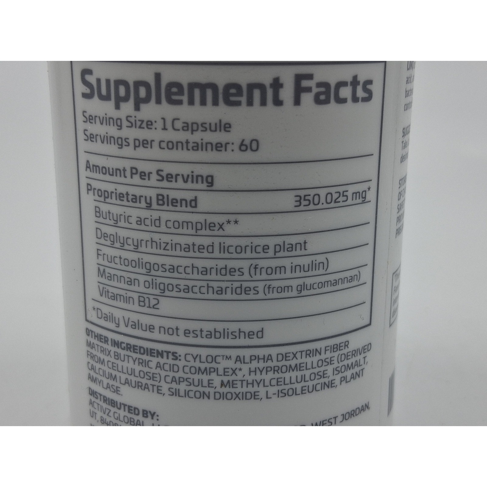 ActivZ Linq- Strengthens the Gut-Brain Connection 60 capsules SEALED EXP 12/2027