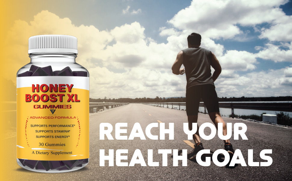 Honey Boost XL Gummies, Daily Premium Shilajit Supplement (30 Gummies)