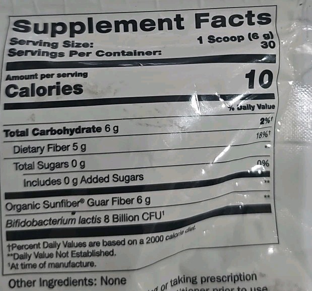Original Powder Prebiotic Probiotic Unflavored – 6.35 oz. 30 Servings – Exp 6/26