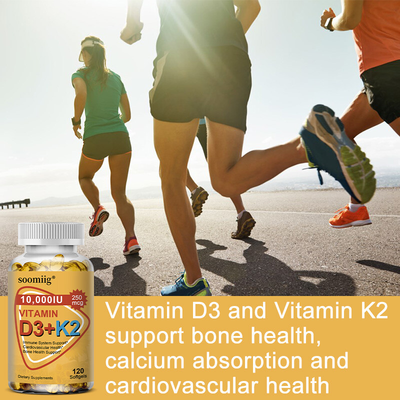Vitamin K2 D3 Vitamin Supplement 10000IU, Boost Immunity & Heart Health